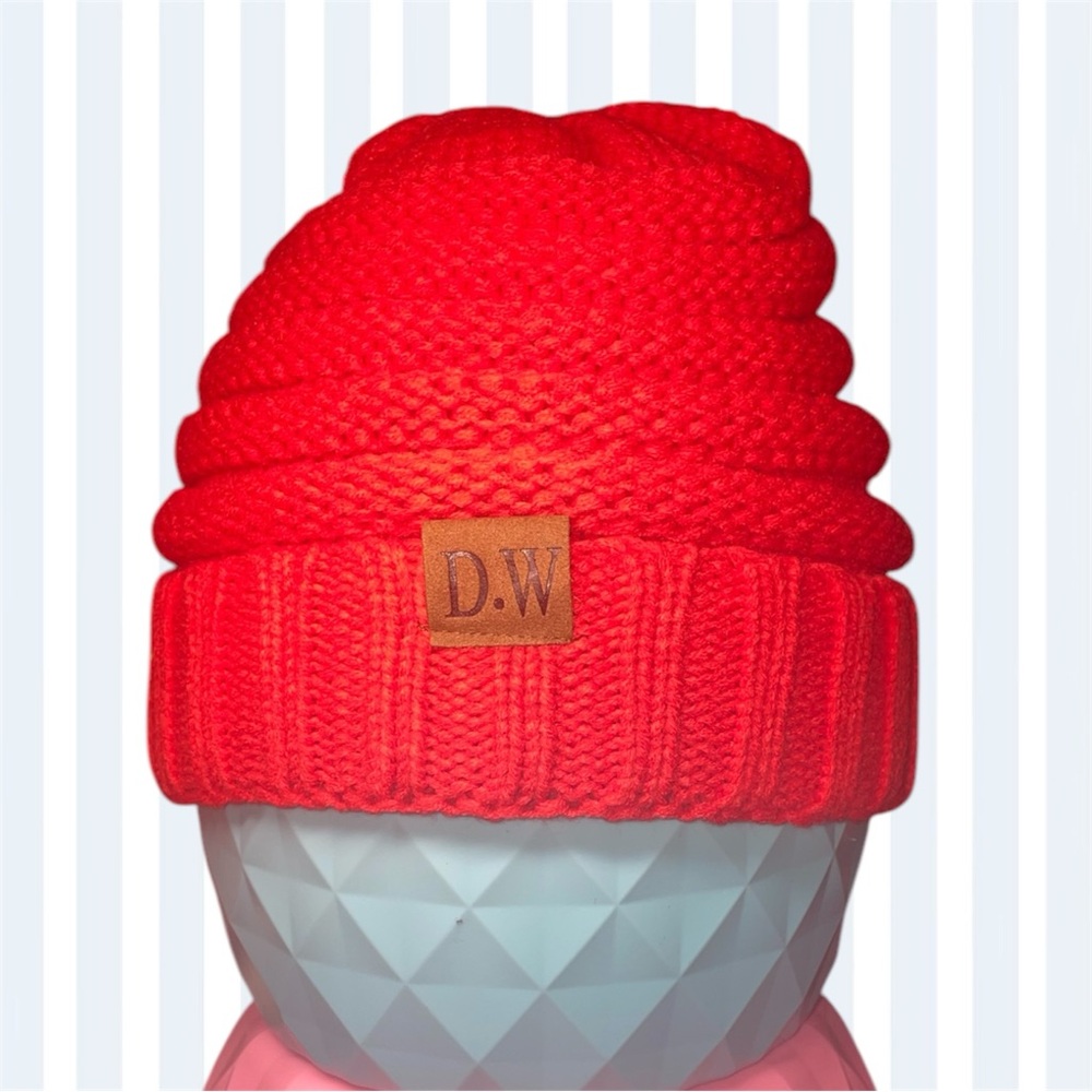 Winter Hat Unisex Red